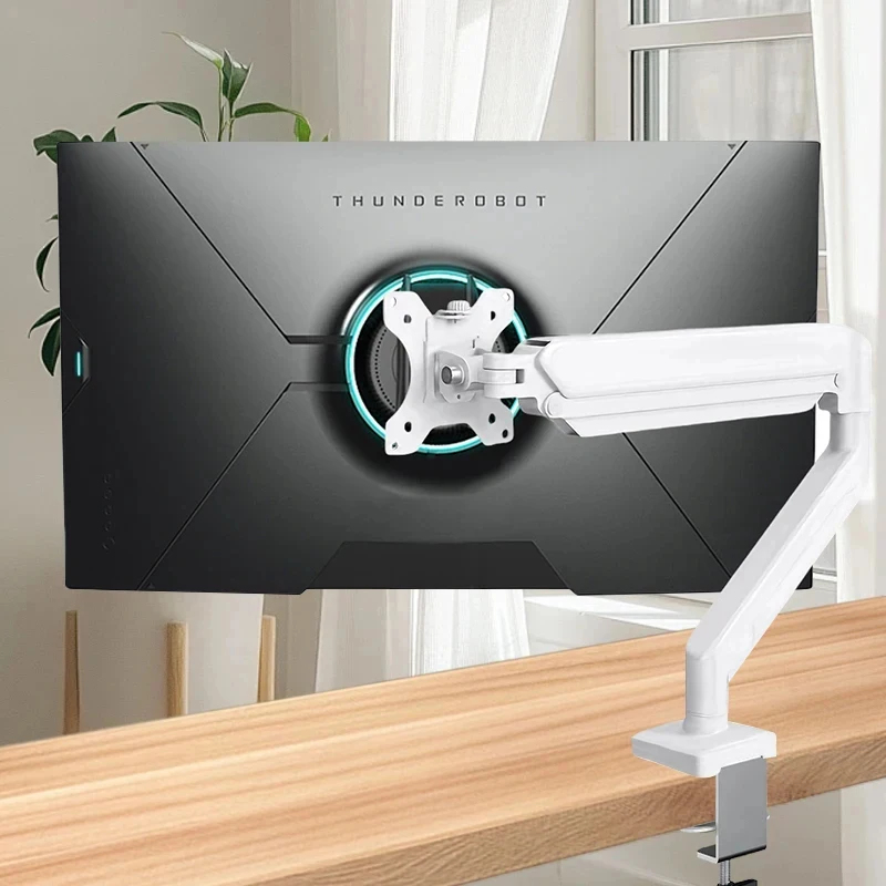 Single Monitor Desk Mount Arm– - Desk Setup Home recension och pris