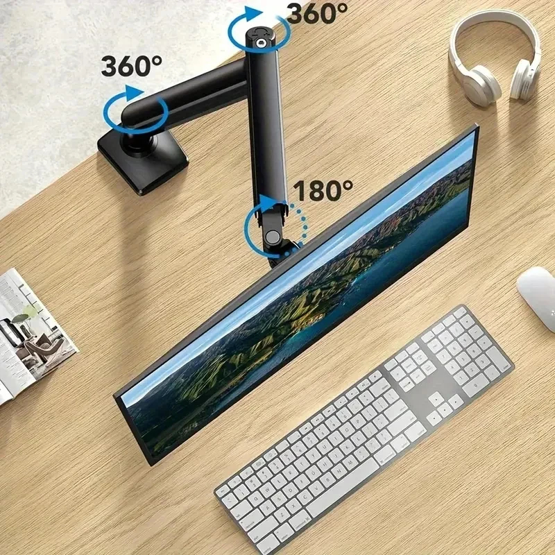 Single Monitor Desk Mount Arm– - Desk Setup Home recension och pris