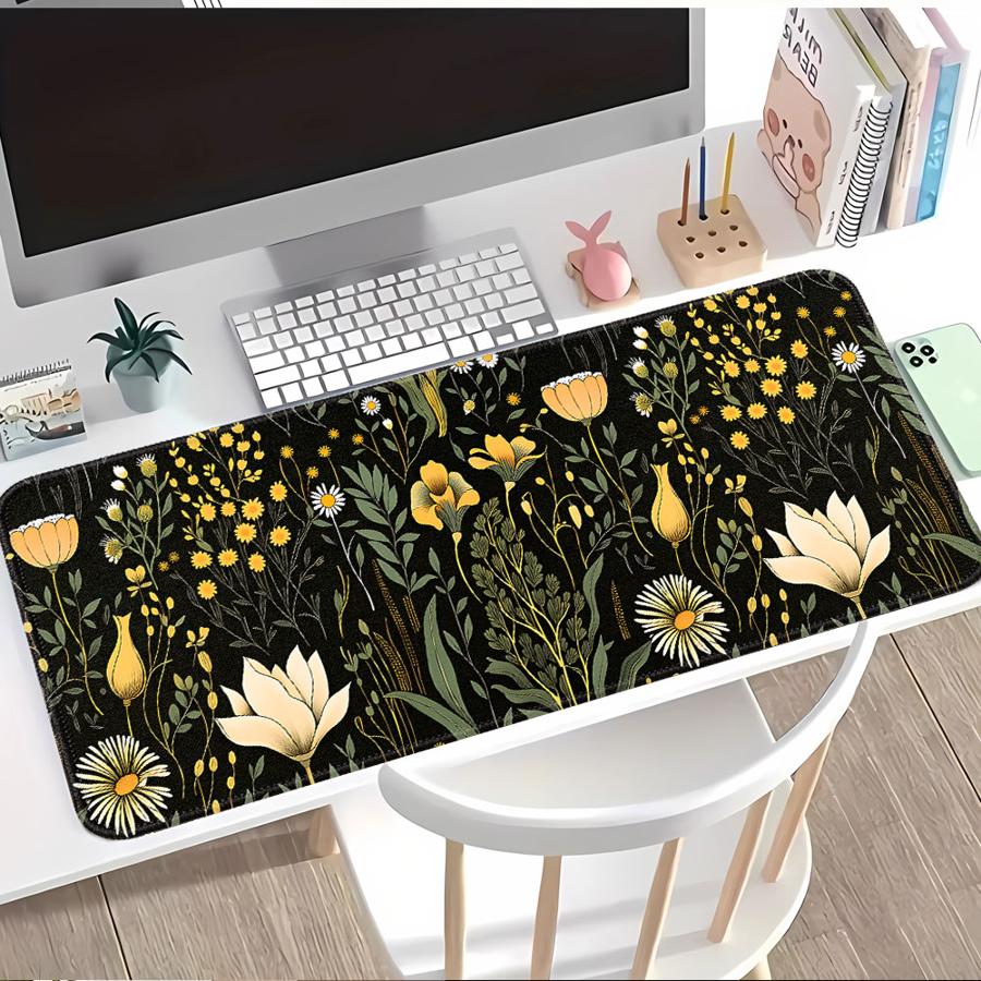 Anti slip Mouse Pad Computer L - Desk Setup Dark recension och pris