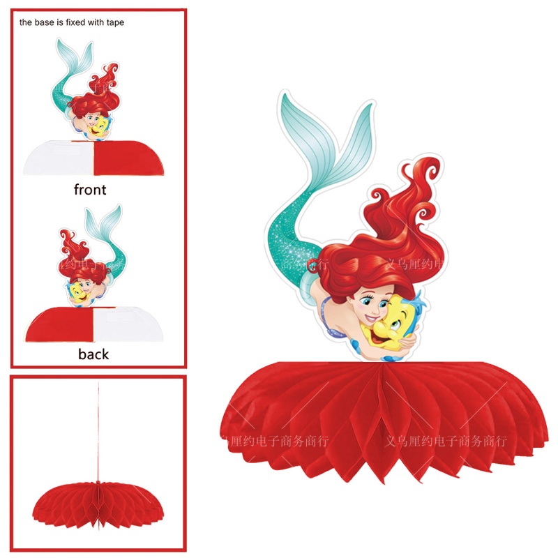 Mermaid Honeycomb Desktop Deco - Desk Setup Plants recension och pris