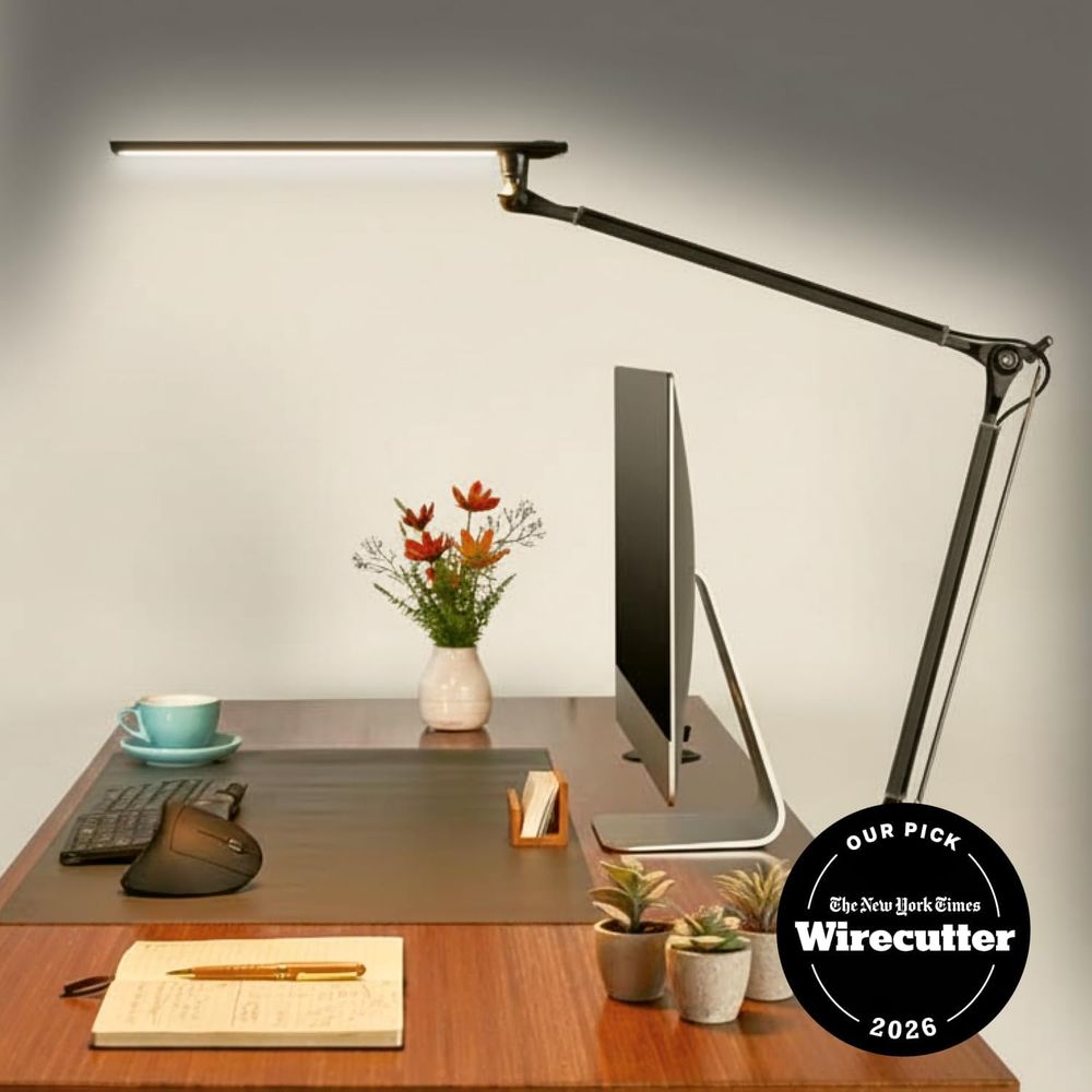 Adjustable 3-Color LED Desk La - Desk Setup Home recension och pris