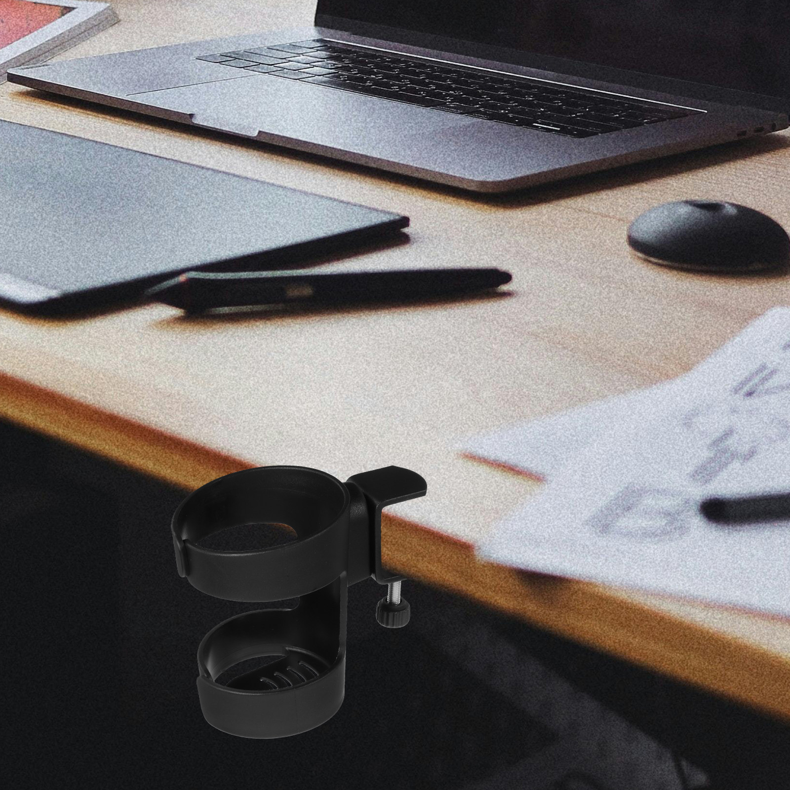 Desk Cup Holder Clamp Adjustab - Desk Setup Home recension och pris
