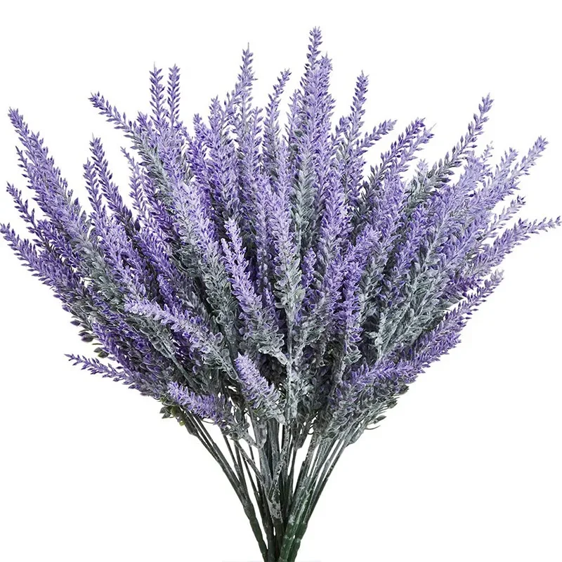 1 Bundle Purple Artificial Lav - Desk Setup Plants recension och pris