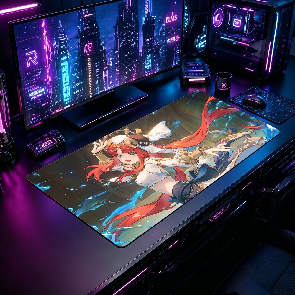 Gaming Mouse Pad NNilou Genshi - Desk Setup Pc And Laptop recension och pris