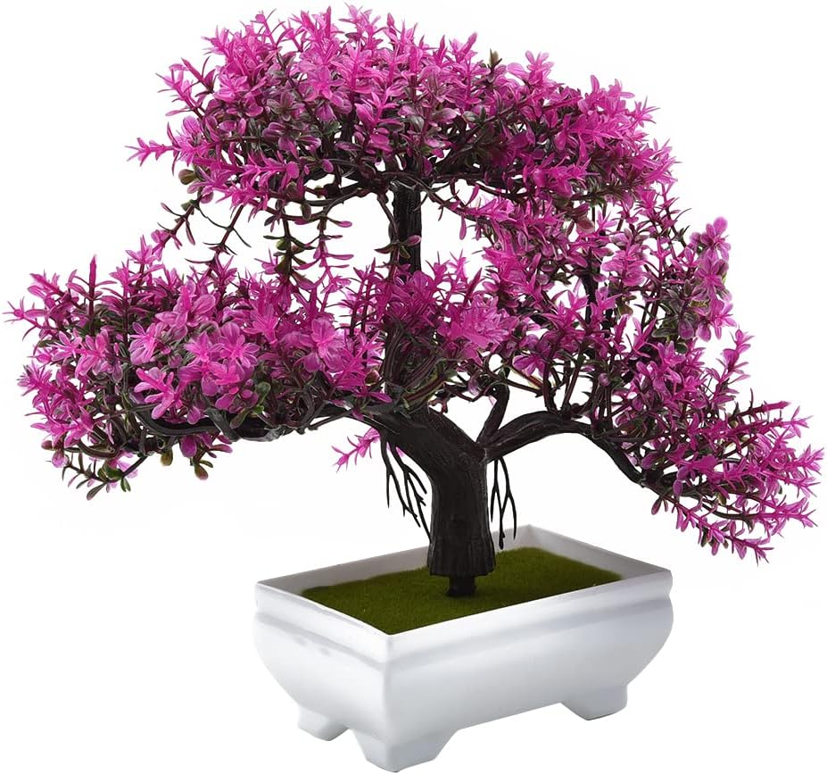 Artificial Plants Bonsai Fake  - Desk Setup Plants recension och pris