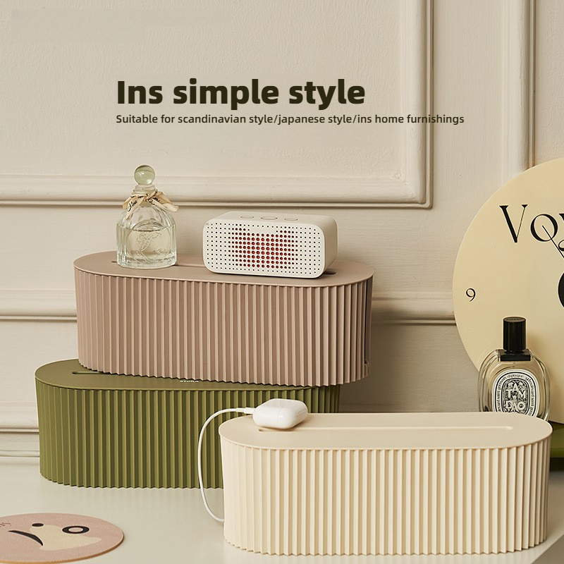 Cable Organizer Box - Hide Wir - Desk Setup Clean recension och pris