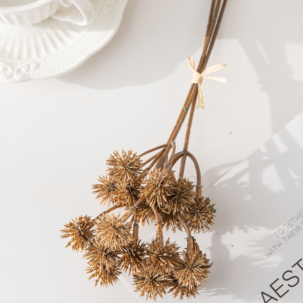 Artificial Plants Spike ball H - Desk Setup Plants recension och pris