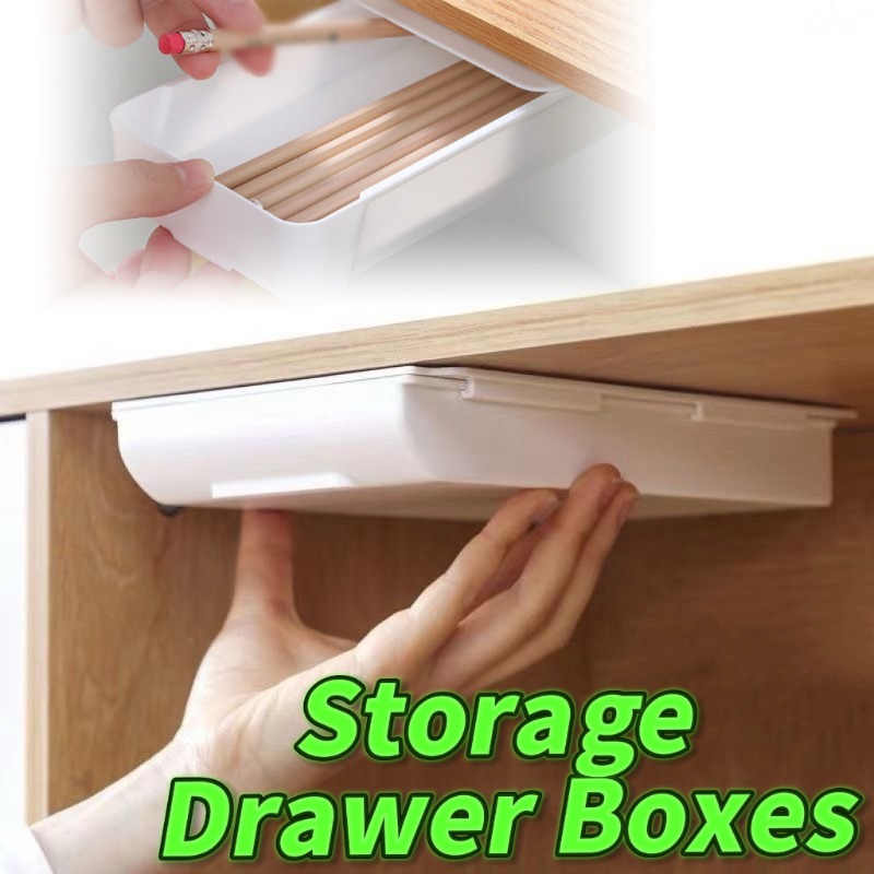 Self Adhesive Storage Drawer B - Desk Setup Home recension och pris