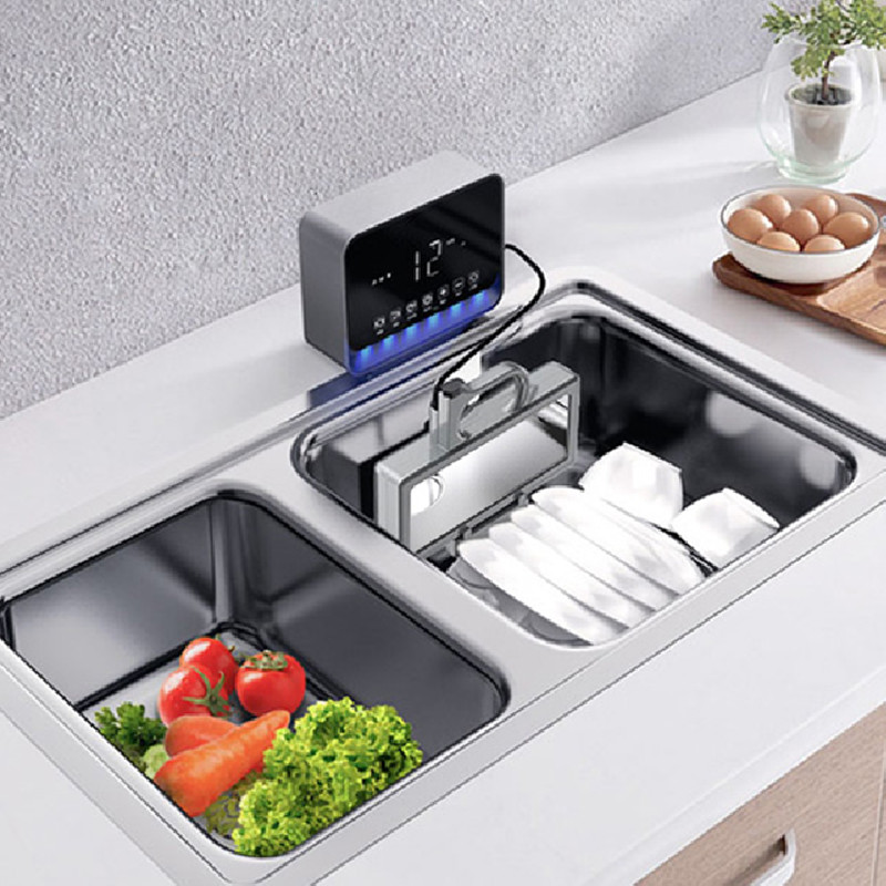 Ultrasonic Dishwasher Househol - Desk Setup Clean recension och pris