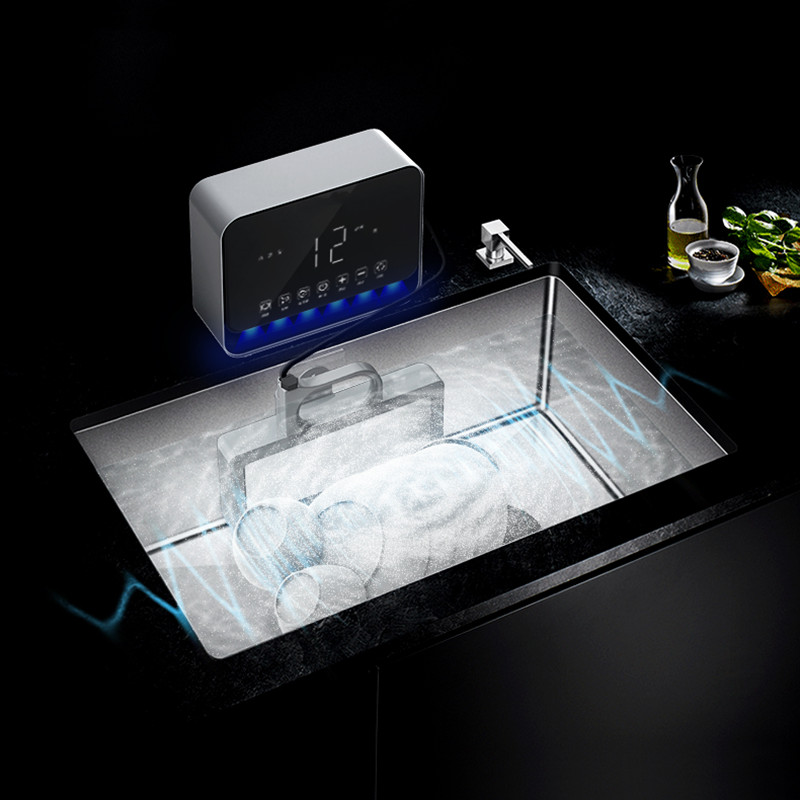 Ultrasonic Dishwasher Househol - Desk Setup Clean recension och pris